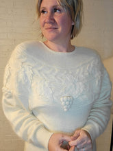 Load image into Gallery viewer, up to an XL - grape vine sweater