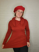 Load image into Gallery viewer, L/XL - cowl neck tunic sweater