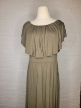 Load image into Gallery viewer, L - Army Green Maxi Dress
