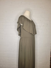 Load image into Gallery viewer, L - Army Green Maxi Dress