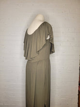 Load image into Gallery viewer, L - Army Green Maxi Dress