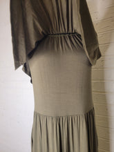 Load image into Gallery viewer, L - Army Green Maxi Dress