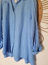 Load image into Gallery viewer, XL - Chico's Gauzy Buttondown