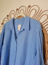 Load image into Gallery viewer, XL - Chico's Gauzy Buttondown