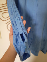Load image into Gallery viewer, XL - Chico's Gauzy Buttondown