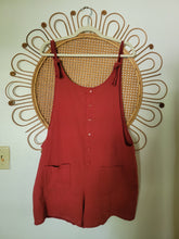 Load image into Gallery viewer, M/L - Brick Red Romper