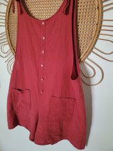 Load image into Gallery viewer, M/L - Brick Red Romper