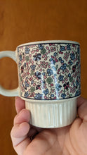 Load image into Gallery viewer, Stacking floral espresso mugs