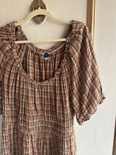 Load image into Gallery viewer, Extra Large - brown plaid dress
