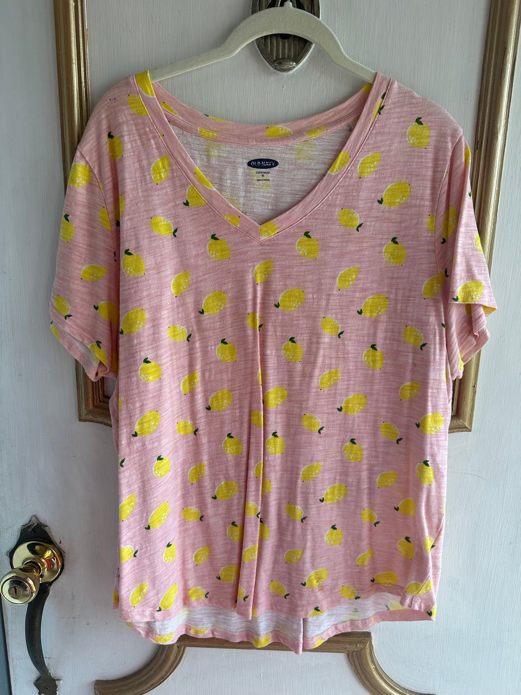 Extra Large - pink lemon tee