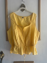 Load image into Gallery viewer, Large - Butter yellow peasant blouse
