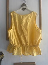 Load image into Gallery viewer, Large - Butter yellow peasant blouse
