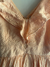 Load image into Gallery viewer, Large/12 - peach eyelet dress
