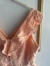 Load image into Gallery viewer, Large/12 - peach eyelet dress
