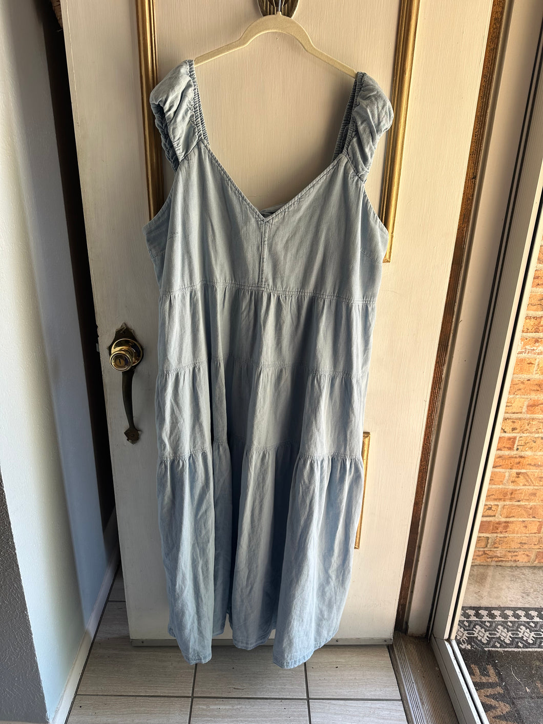 XXL - Chambray Tiered Midi