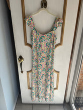 Load image into Gallery viewer, Small/6 - Microfloral Ruffle Sleeve Dress
