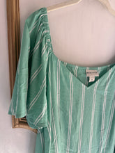 Load image into Gallery viewer, 2X - Mint Striped Midi
