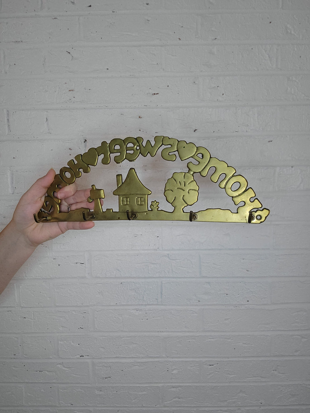 Vintage 5 hook hanger
