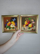 Load image into Gallery viewer, Set of 2 needlepoint art pieces
