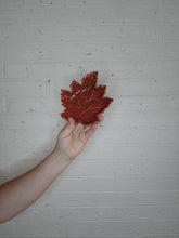 Load image into Gallery viewer, Mini red leaf dish
