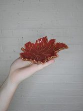 Load image into Gallery viewer, Mini red leaf dish
