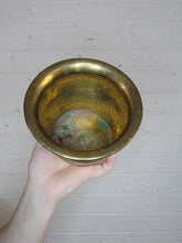 Load image into Gallery viewer, vintage brass pot/planter
