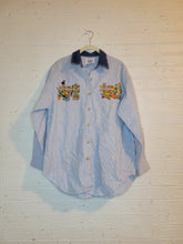 Load image into Gallery viewer, M/L - Embroidered pumpkin button down
