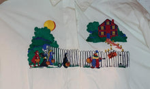 Load image into Gallery viewer, XL - Embroidered Halloween button down
