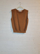 Load image into Gallery viewer, M - cropped copper sweater tank
