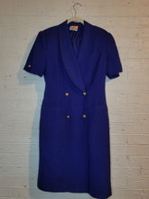 Load image into Gallery viewer, S - double breasted blazer dress
