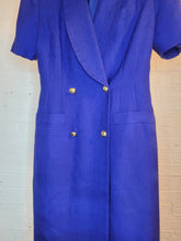Load image into Gallery viewer, S - double breasted blazer dress
