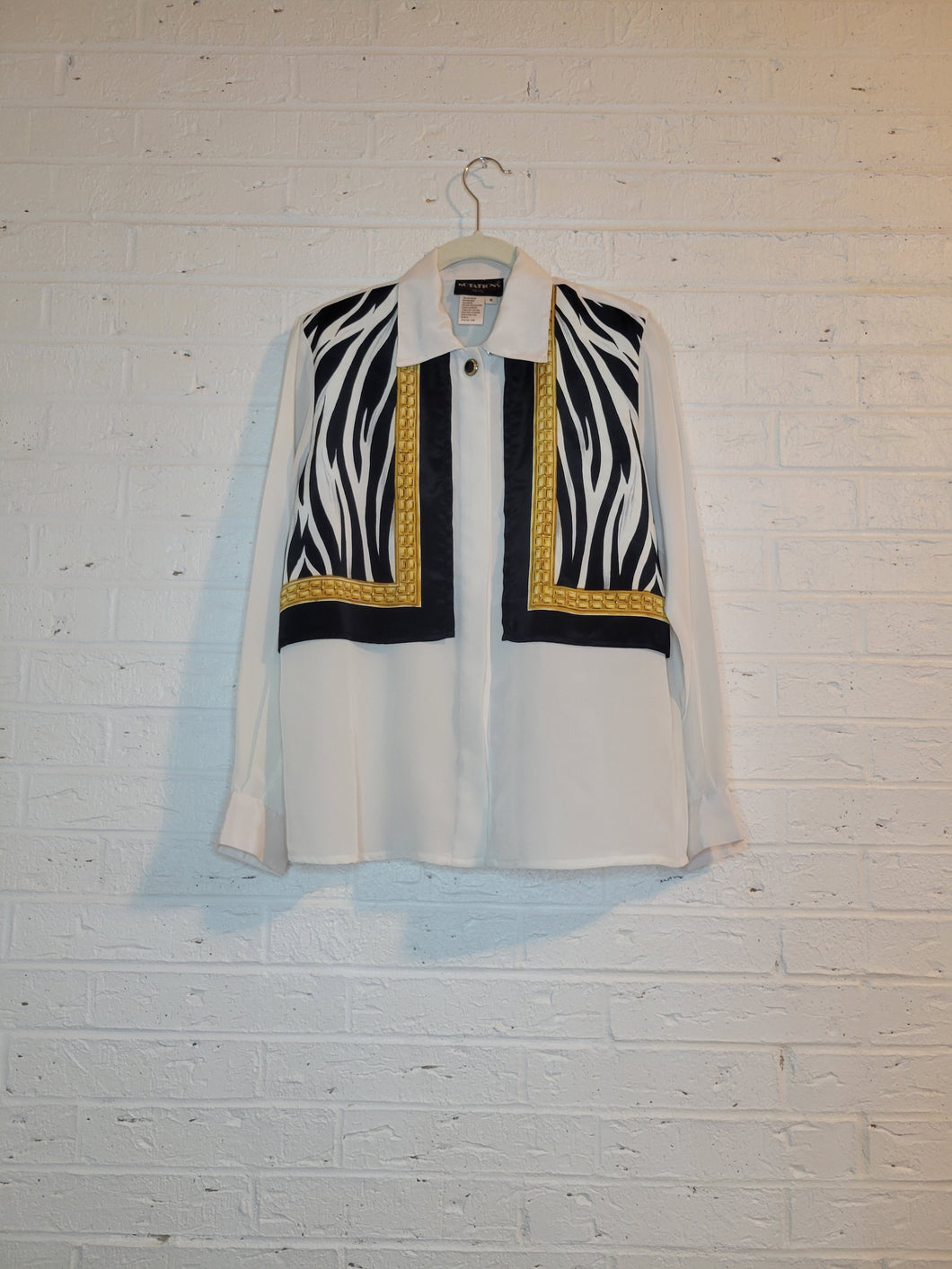 S - Zebra vest top