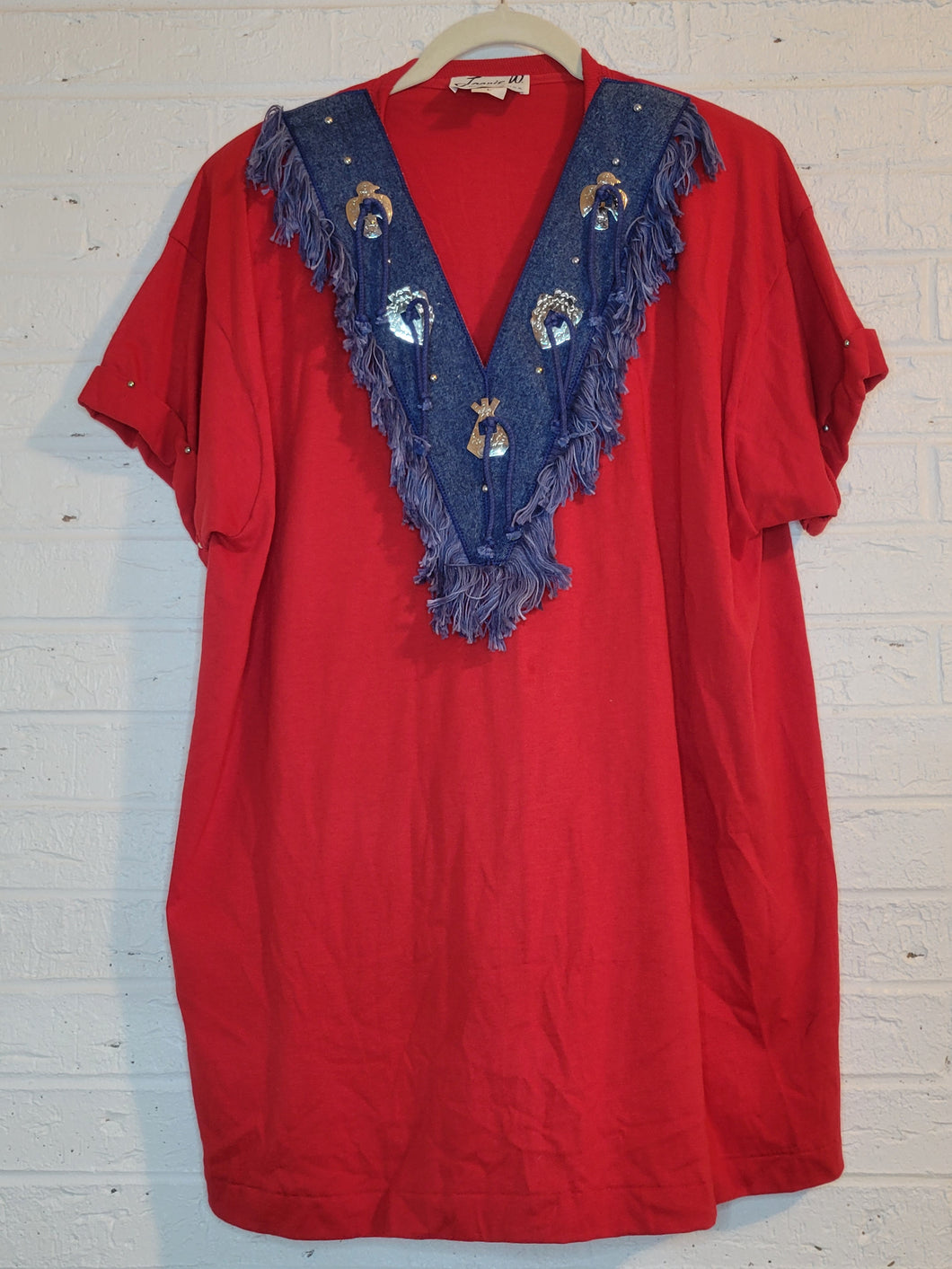 M/L - Red westwrn style tunic