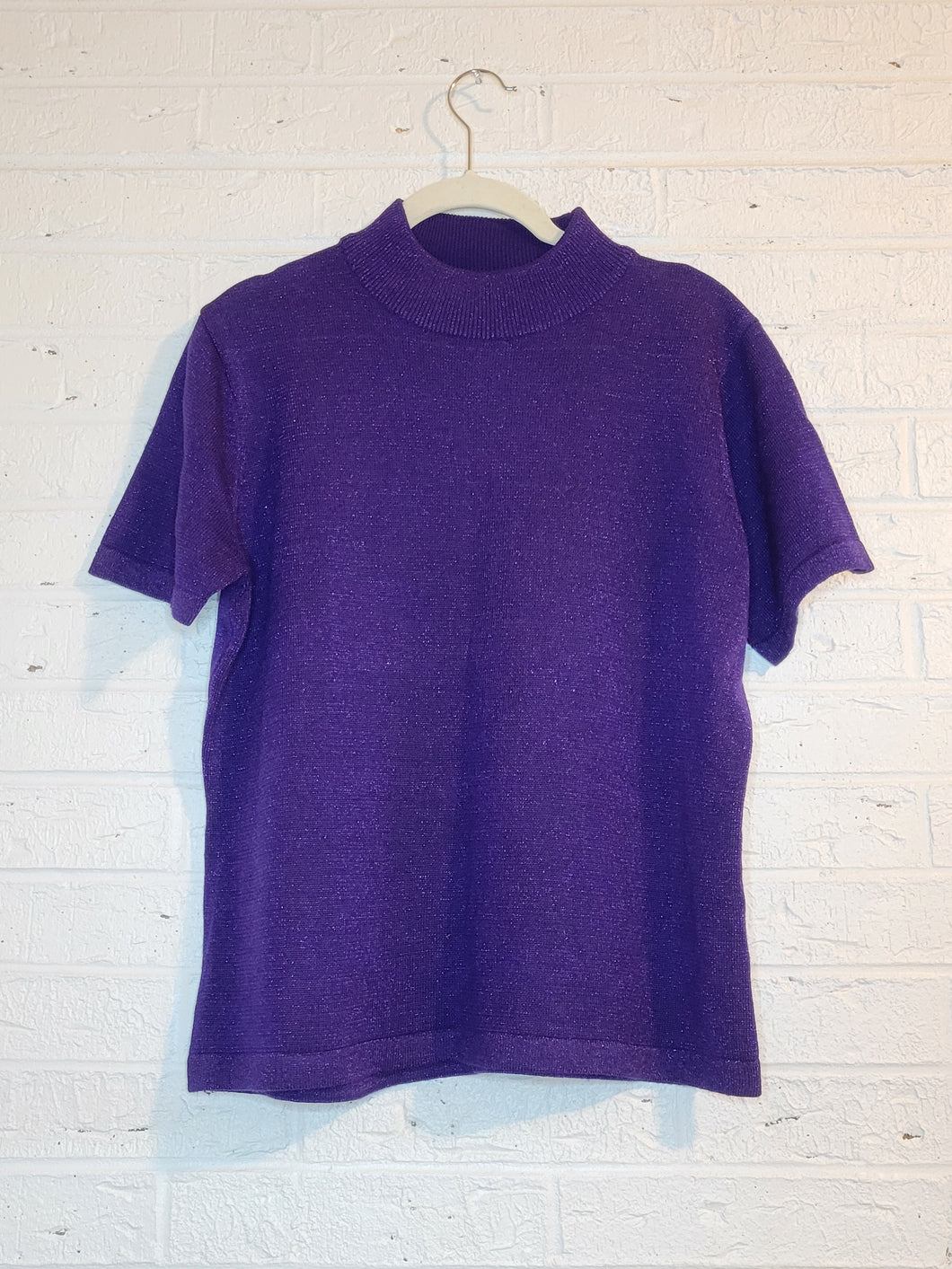 M - Royal purple sweater top