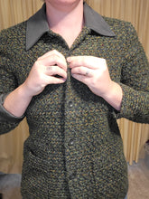 Load image into Gallery viewer, M - Green Blazer with Contrasting Collar
