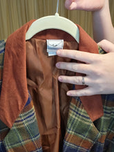 Load image into Gallery viewer, XL/2X - Warm Plaid Blazer
