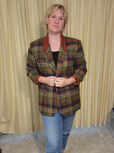 Load image into Gallery viewer, XL/2X - Warm Plaid Blazer
