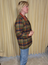 Load image into Gallery viewer, XL/2X - Warm Plaid Blazer
