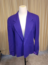 Load image into Gallery viewer, S/M - Royal Purple Blazer
