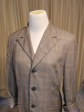Load image into Gallery viewer, S/M - Brown Plaid Blazer

