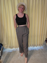 Load image into Gallery viewer, L - Brown Micro Houndstooth Pant
