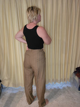 Load image into Gallery viewer, L Tall - Brown Stripe Pant
