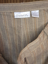 Load image into Gallery viewer, L Tall - Brown Stripe Pant
