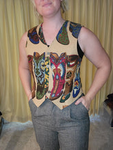 Load image into Gallery viewer, M/L - Cowboy Boot Vest
