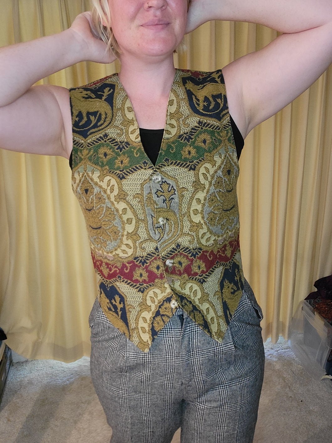 L - Medieval Tapestry Vest