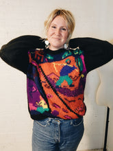 Load image into Gallery viewer, up to XXL - abstract farm scene sweater
