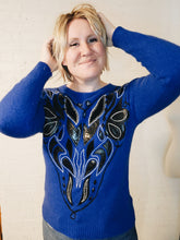 Load image into Gallery viewer, up to M - cobalt blue sweater
