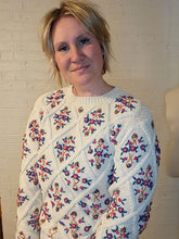 Load image into Gallery viewer, Up to L- 3D gloral sweater
