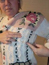 Load image into Gallery viewer, Up to XL - Rose Grandma Sweater
