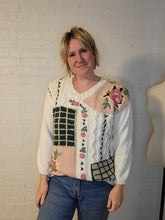 Load image into Gallery viewer, Up to XL - Rose Grandma Sweater
